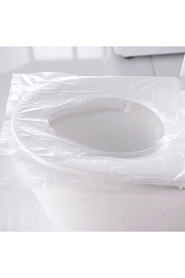 Hijyenik Klozet Kapağı Poşeti Tek Seferlik Klozet Kapağı Kılıfı 50 Adet Kullan At - 7