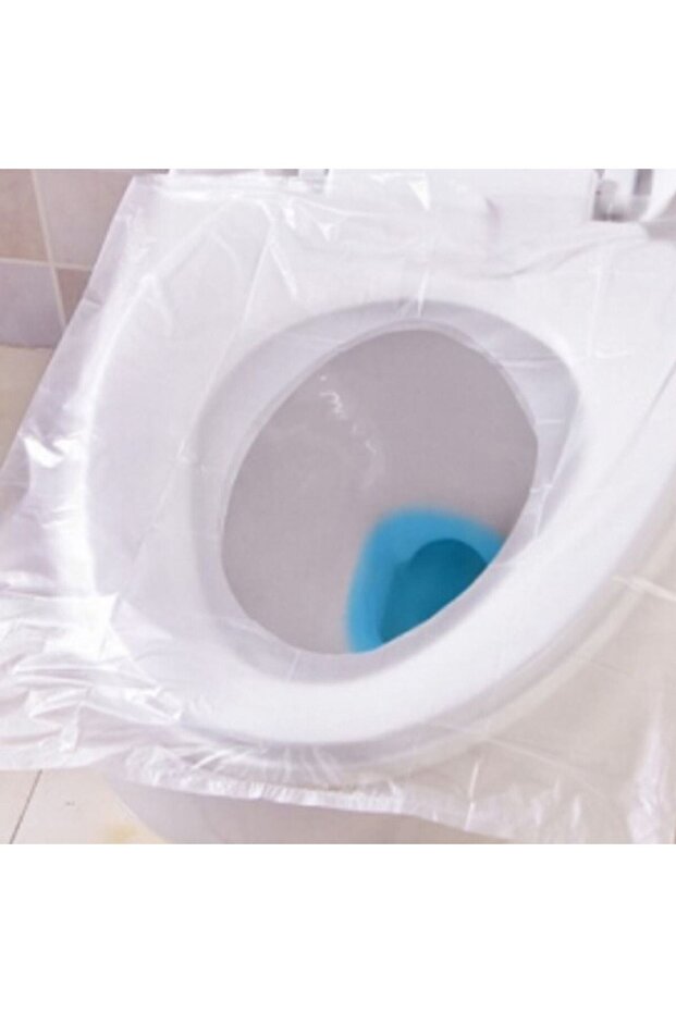 Hijyenik Klozet Kapağı Poşeti Tek Seferlik Klozet Kapağı Kılıfı 50 Adet Kullan At - 8