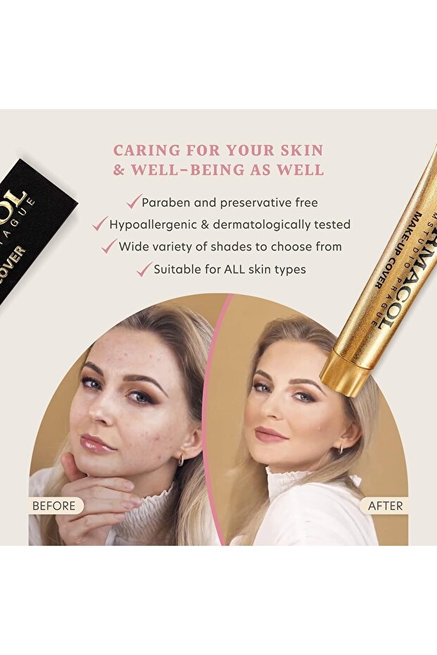 ميك اب كوفر لتغطية عيوب البشرة #221، متعددة، ، كل الأنواع، كريم - 6