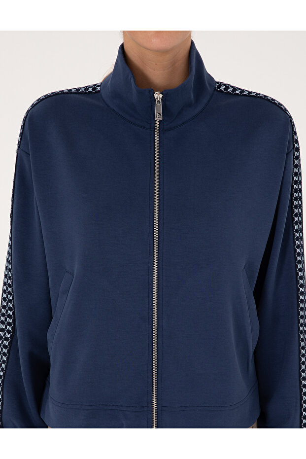 Lacivert Regular Fit Örme Hırka 50309115-VR033 - 6