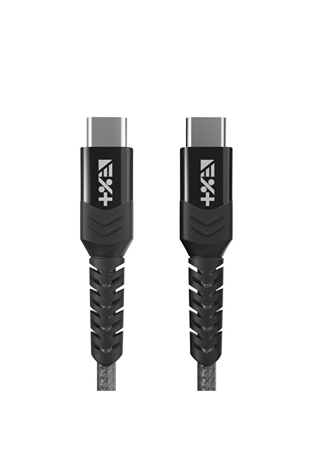 USB-C charging cable, Braided, Space Gray - 4