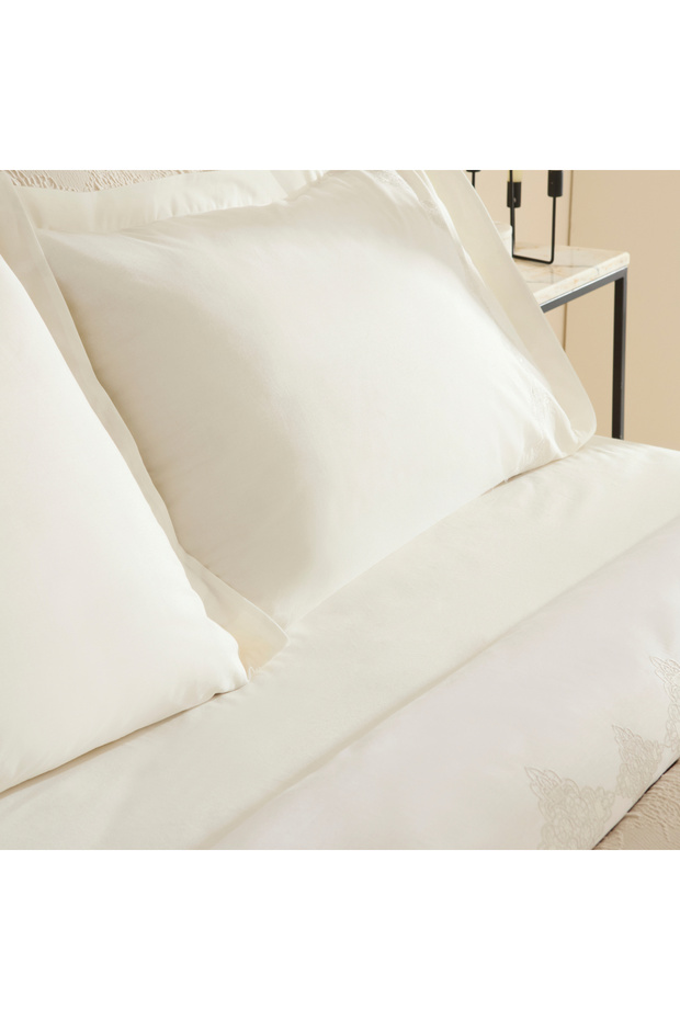 Clare Çift Kişilik 7 Parça Düet Set Ekru - 8