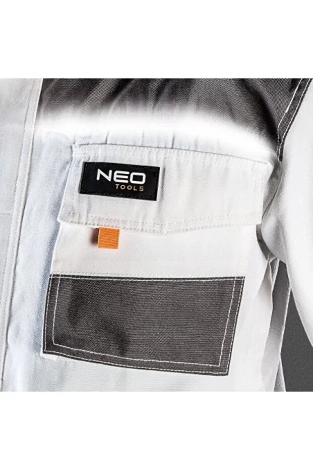 Work Jacket, White, HD Model, Size M/50, - 2