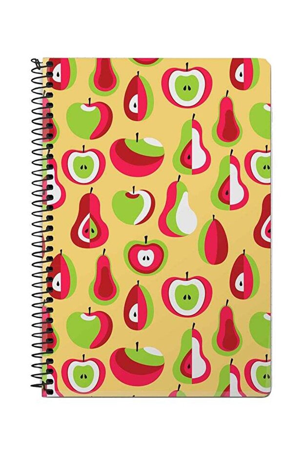 Modern Apple A5 Spiral Notebook Multicolour - 1