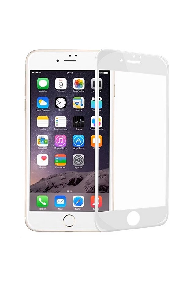 Van Full Screen Tempered Glass 0.26mm for iPhone 8/7 - White