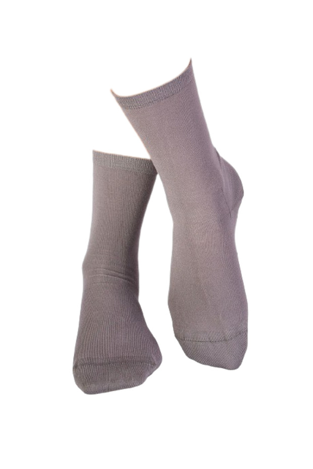 Чорапи от сиви бамбук BASIC - 3