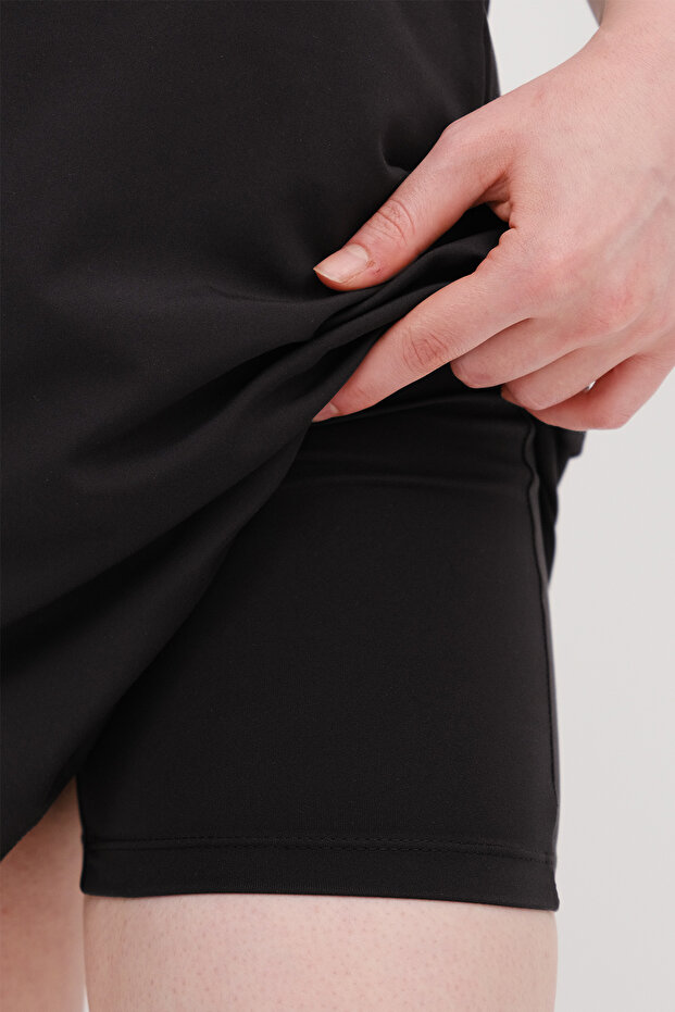 Sırt Dekolteli Mini Elbise E0095 - 4