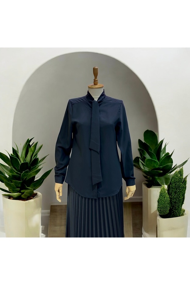 Kravatlı Kısa Gömlek - 2