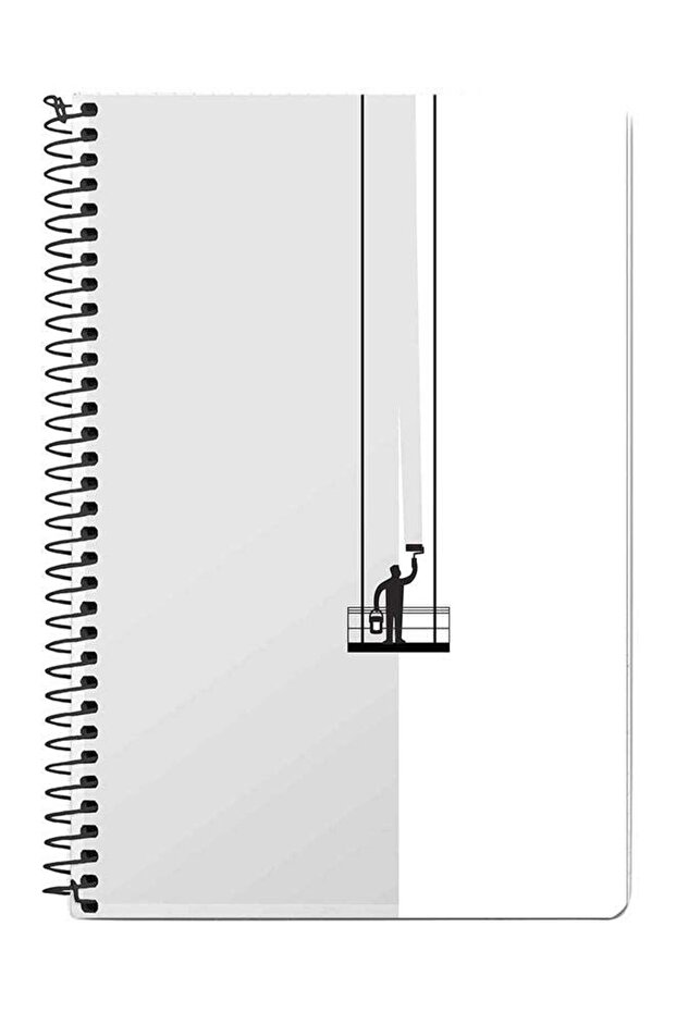 دفتر ملاحظات حلزوني A5 متعدد الألوان مع حامل طلاء - 1