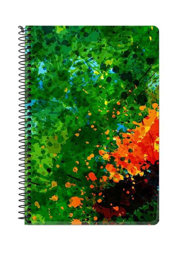 Amazonjungle A5 Spiral Notebook Green