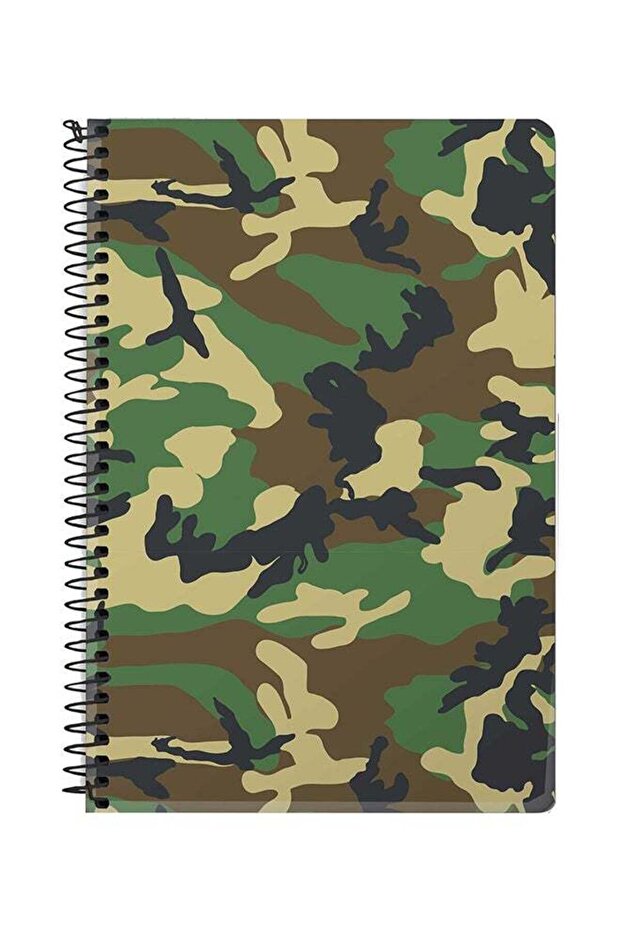 Jungle Camo A5 Spiral Notebook Multicolour - 1