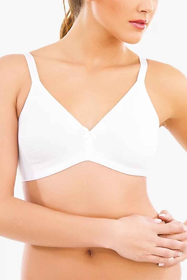 2237 حمالة صدر من القطن الممشط بدون خياطة - 1