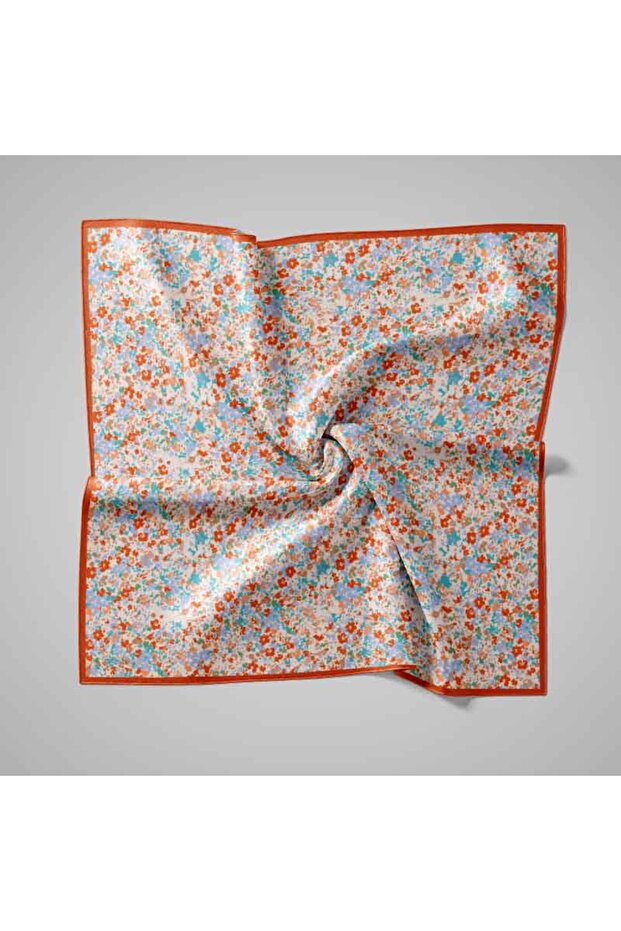 Natural Patterned Scarf - 1