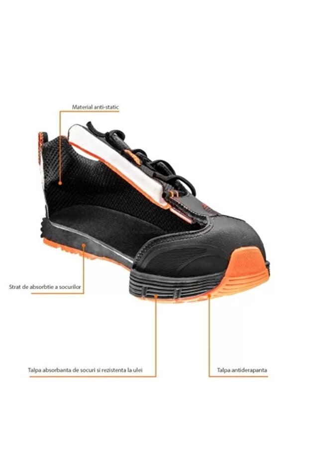 Work Shoes Without Metal Elements, Size 41, - 3