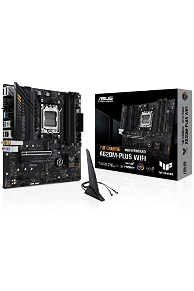 لوحة أم TUF Gaming A620M-PLUS WiFi DDR5، مقبس AM5 - 2