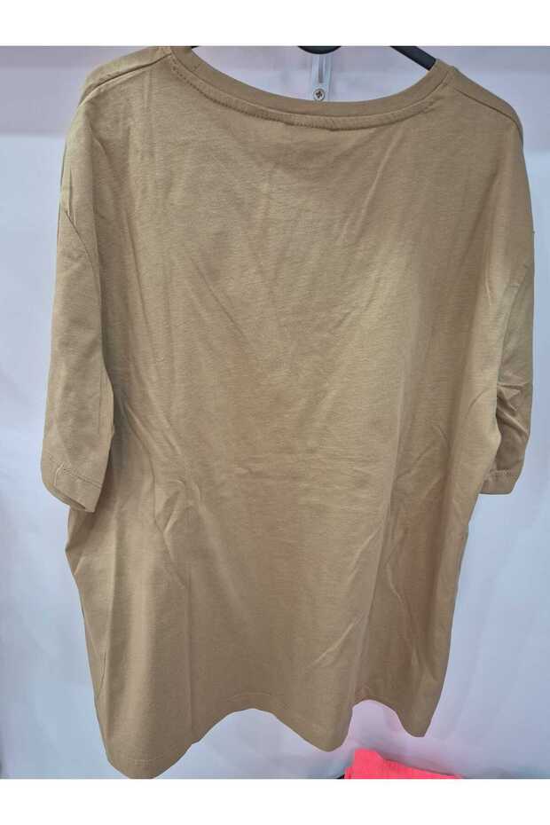 تي شيرت أساسي كبير الحجم - 2