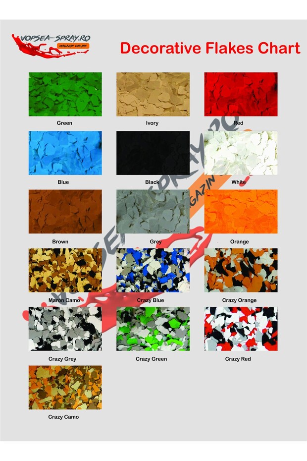 Decorative Orange Chips 400gr. - 2