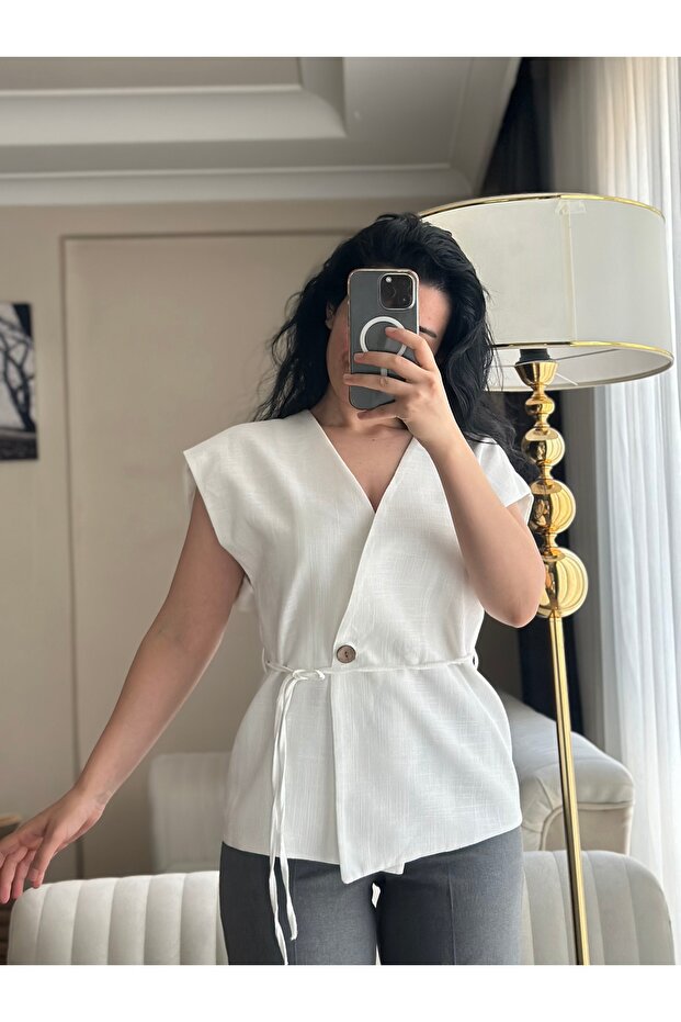 Bağlamalı Yelek - 2