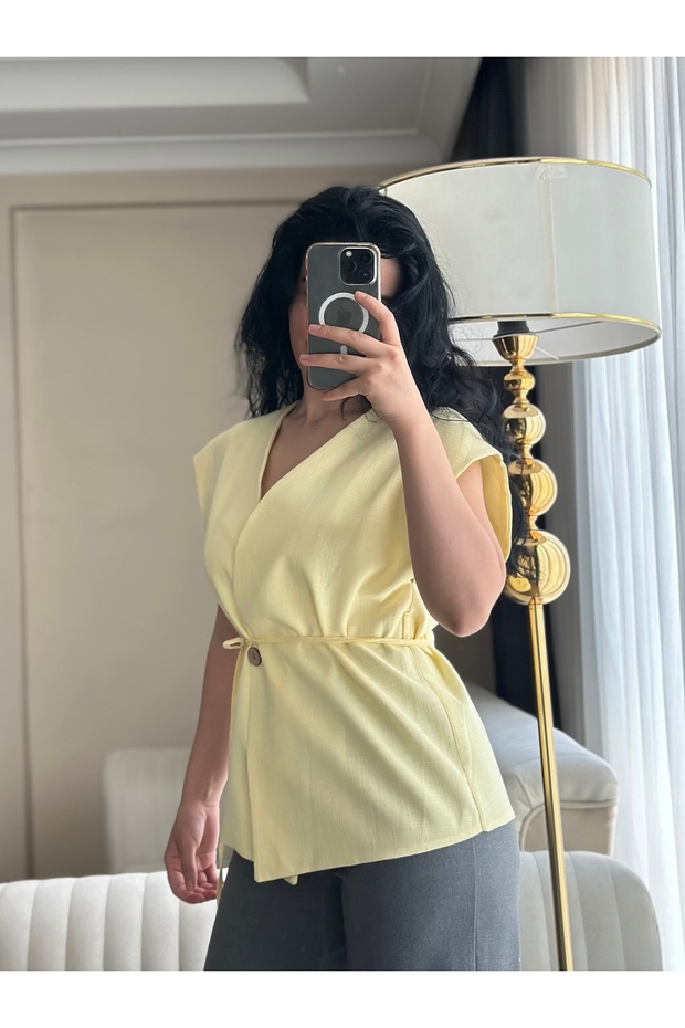 Bağlamalı Yelek - 1