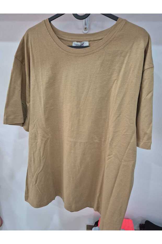 تي شيرت أساسي كبير الحجم - 1