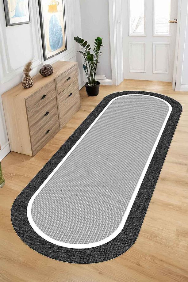 Dijital Kaymaz Yıkabilir Jüt Sisal Görünüm Salon Halısı Mutfak Halısı Halı Yolluk - 1