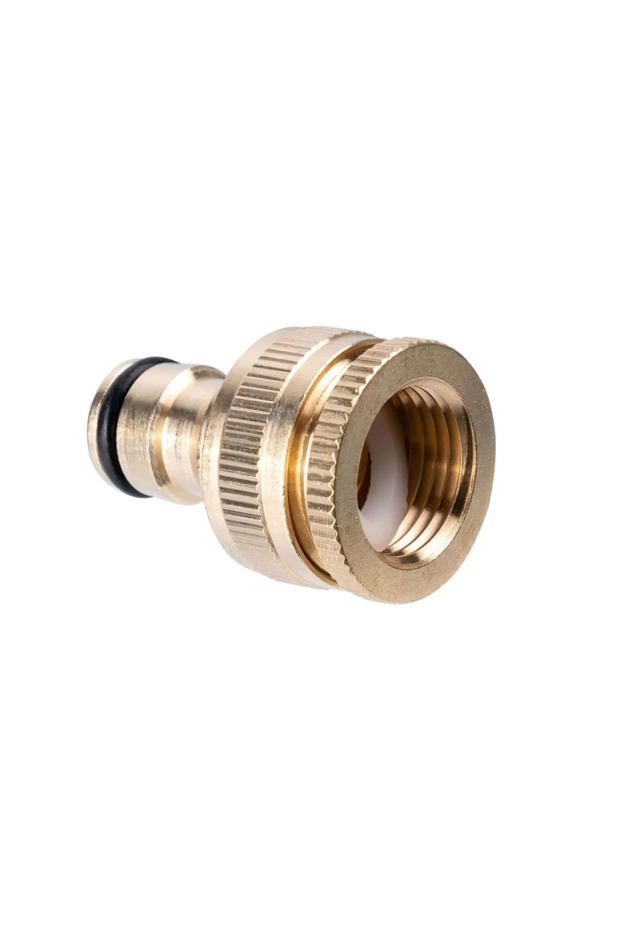 Faucet adapter, internal thread, brass, 1/2", 3/4", - 4