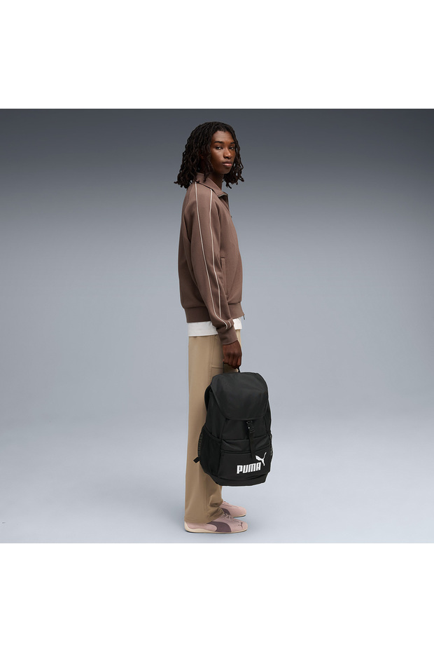 Hooded Backpacks, Main Compartment, Woven, Plain - 3