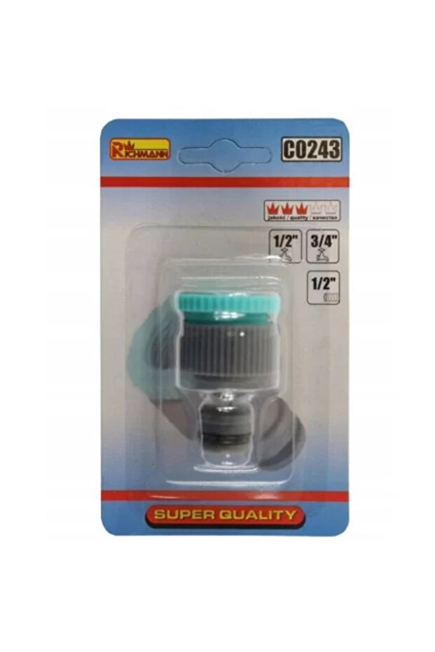 Adaptor robinet, filet interior, 1/2"-3/4", - 2