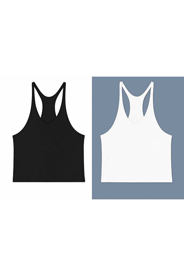 2-Pack Men's Sports Singlet, Daily Singlet, Sweat-Proof, Comfortable and Stylish Style, New Trend