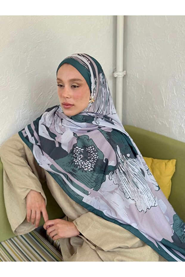 Shelia Pattern Lina Shawl - 1