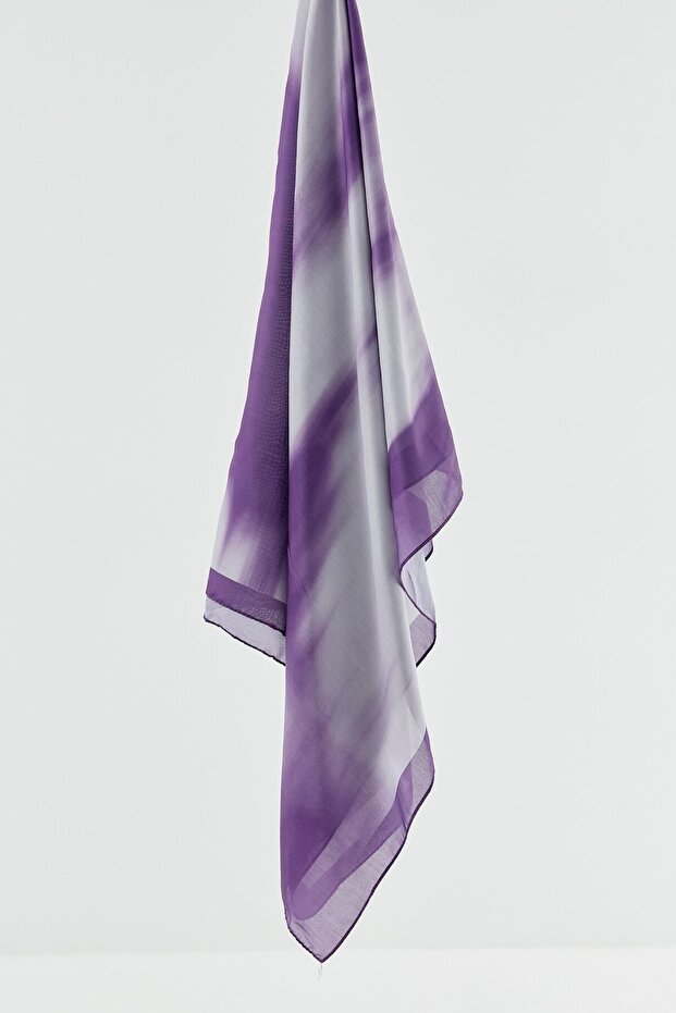 شال قطني بنمط الضباب - 4