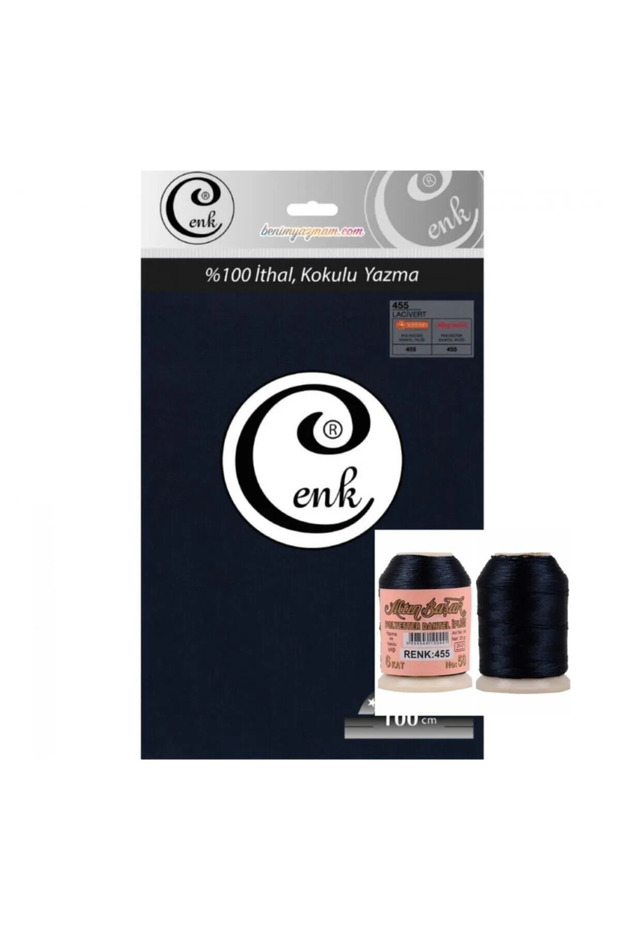 Cenk Imported Yarn 455 Navy Blue 100 cm Altıbaşak 20 Gr Knitting Yarn with Needle and Thread Included