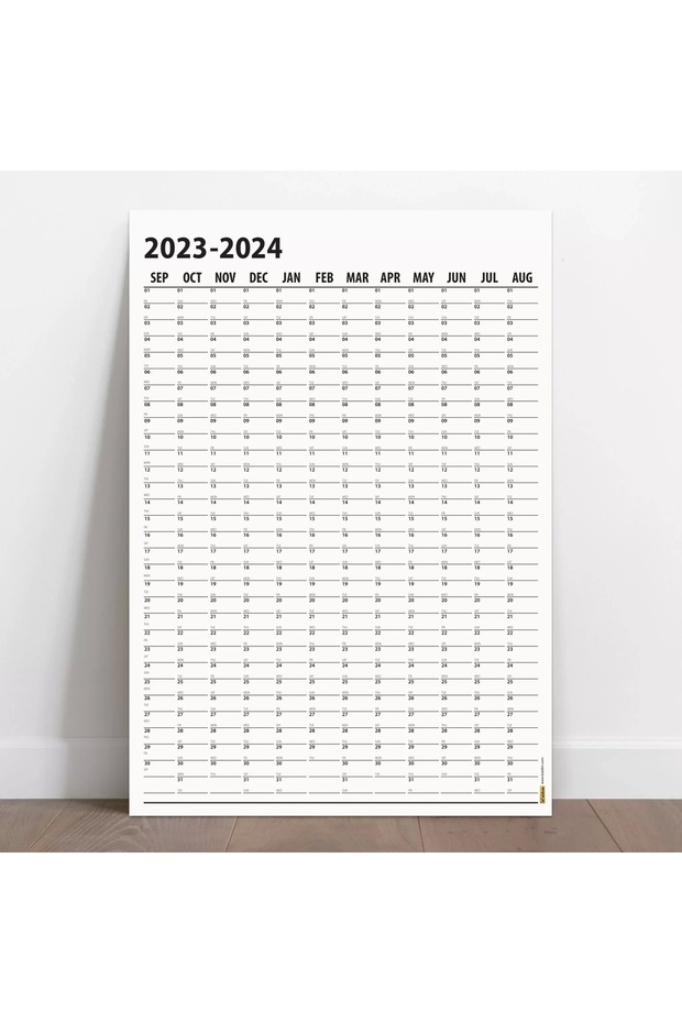 Eylül Başlangıç 2025 - 2026 Akademik Takvim, Akademik Planlayıcı Takvim, Duvar Takvimi - 3