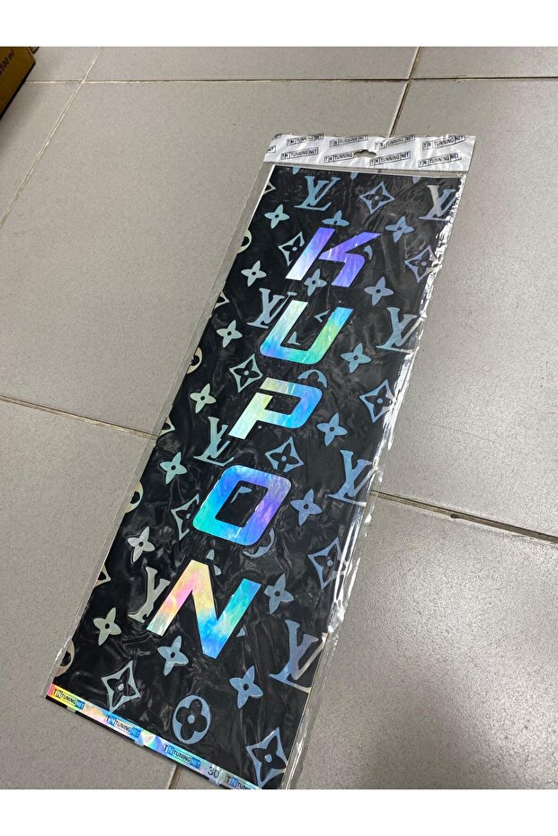 Auto Pole Foil Hologram Coupon Lv Car