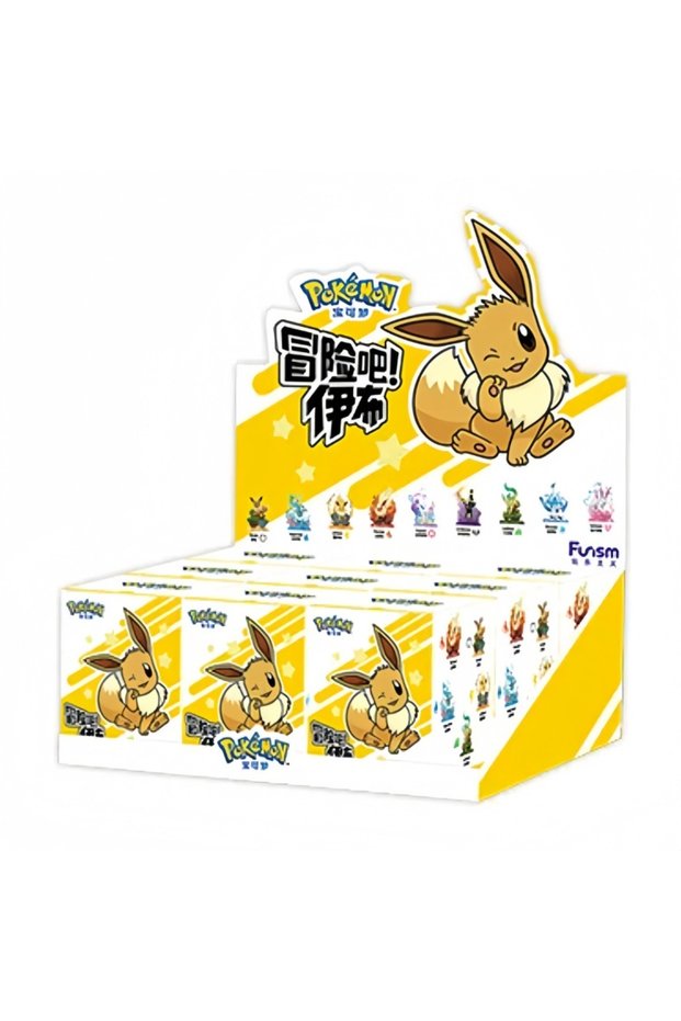 9pcs SET Anime Pokemon Funism Original Adventure Eevee Family Suit BlindBox Flareon Espeon Sylveon A