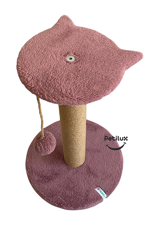 عمود خدش فردي برباط من الجوت مع شكل رأس قطة - 3