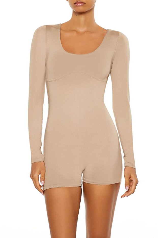 Şekillendirici Kare Yaka Tulum - 2