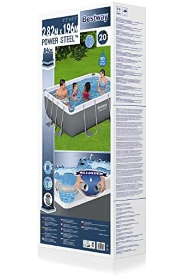 Steel Pro MAX Rectangular Frame Pool Set - 4