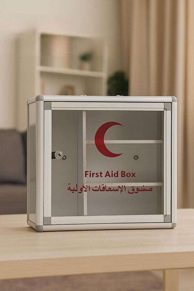 صندوق الاسعافات الأولية معبأه