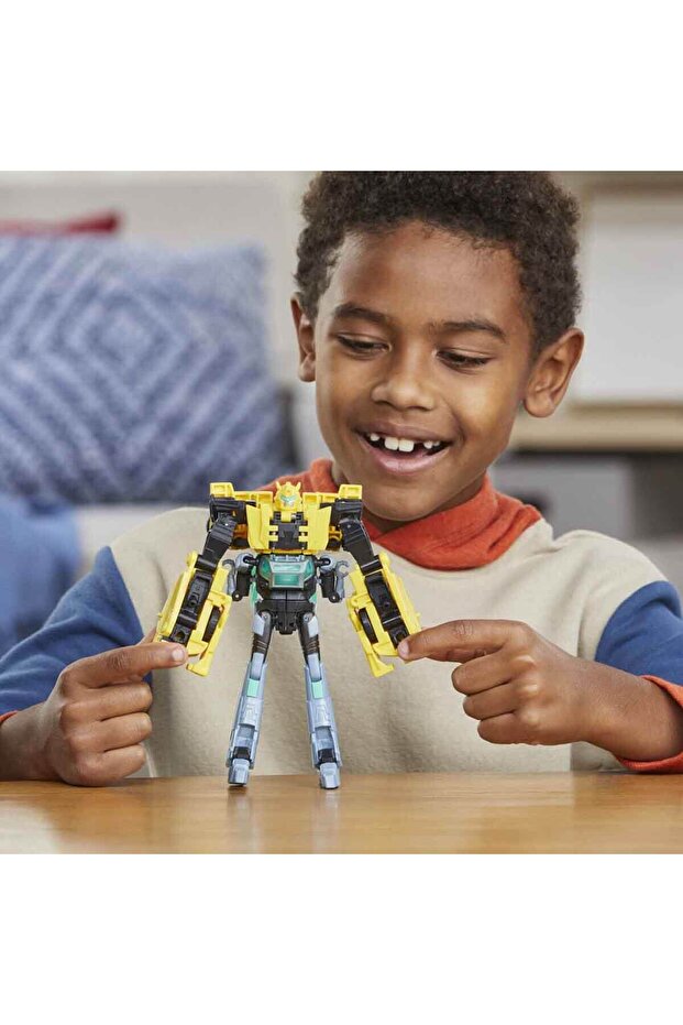 Earthspark Bumblebee ve Mo Malto Dönüşen Figür Seti - 7