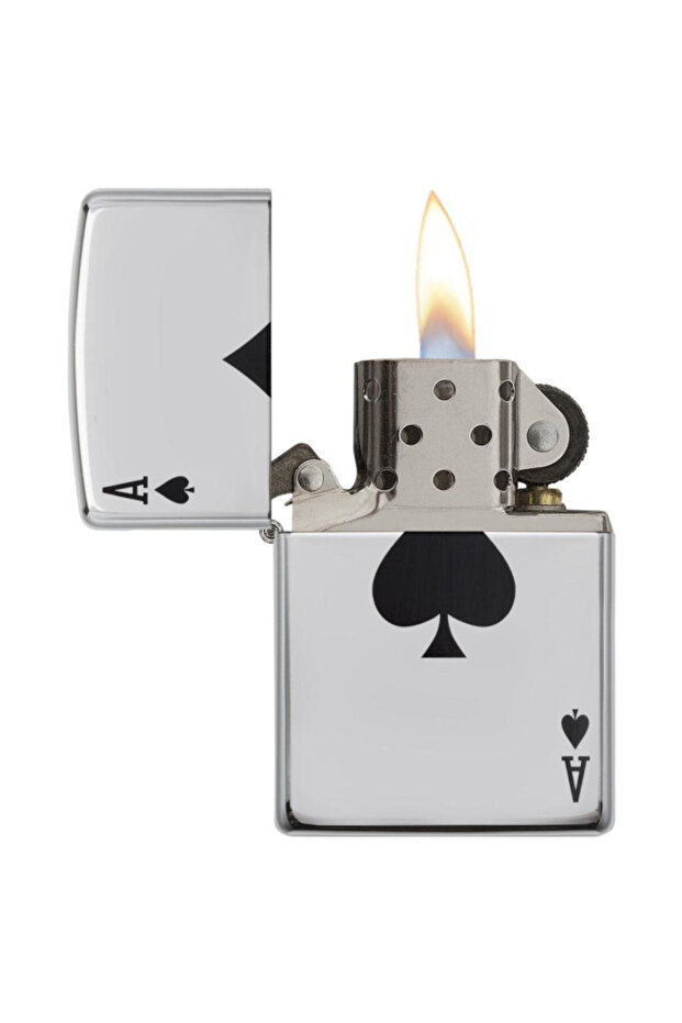 ولاعة مستطيلة مقاومة للرياح بتصميم بسيط على شكل مجرفة Lucky Ace - 3