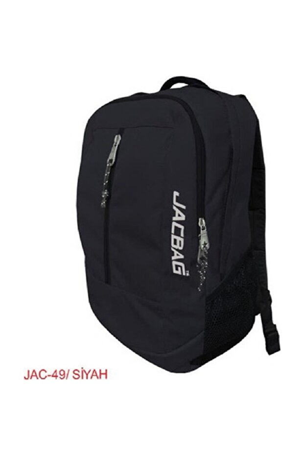 Neo Two Compartment Backpack Jac-49 Black - 1