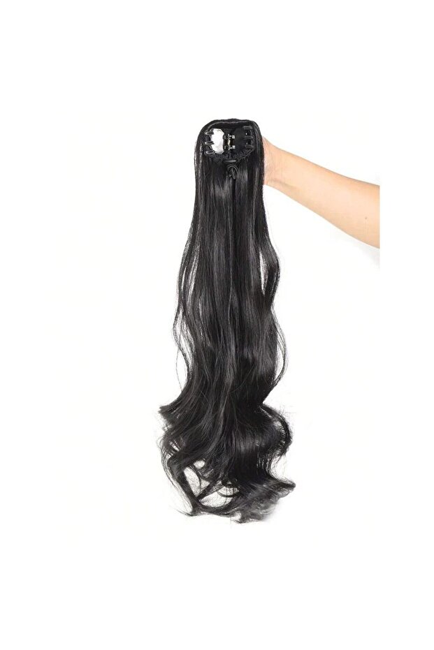 شعر مستعار على شكل ذيل حصان بمشبك مخلب - 7