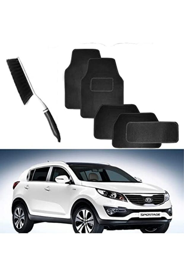California Car Floor Mats for KIA SPORTAGE With Cleaning Brush (Set of 5,1)