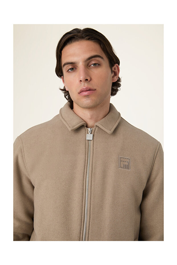 Como Regular Felted Varsity Jacket. - 6