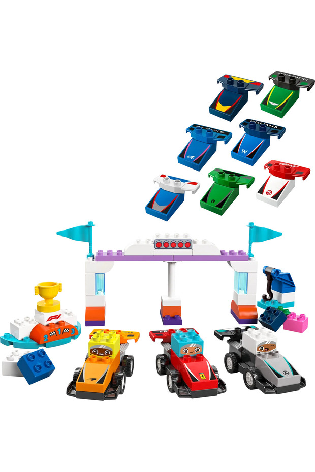 ® DUPLO® Kasabası F1® Takımı Yarış Arabaları ve Sürücüler 10445- 2+ Eğitici Oyuncak Yapım Seti (70P) - 3