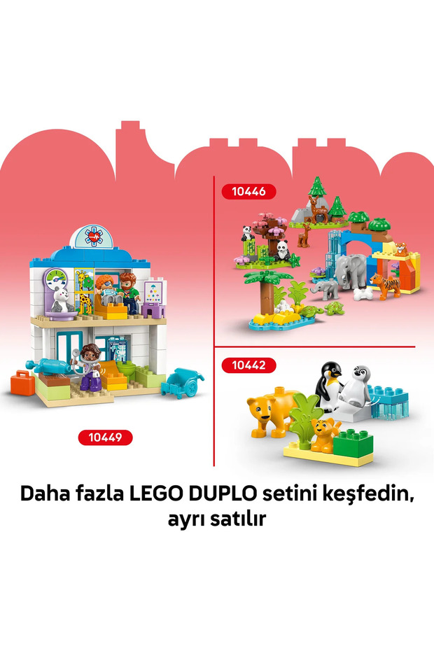 ® DUPLO® Kasabası F1® Takımı Yarış Arabaları ve Sürücüler 10445- 2+ Eğitici Oyuncak Yapım Seti (70P) - 11
