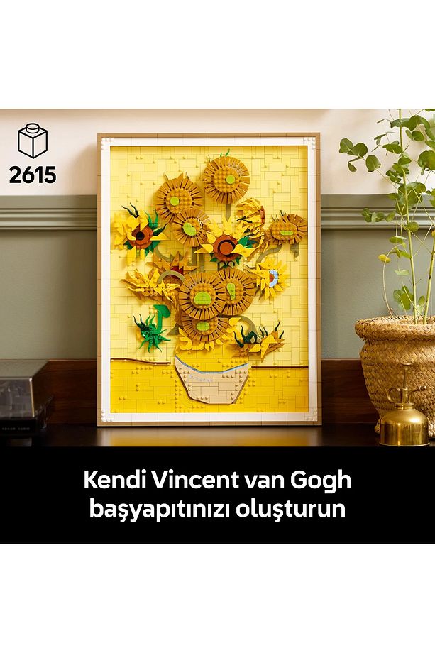 ® Art Vincent van Gogh – Ayçiçekleri 31215 - 18+ Koleksiyonluk Tablo Yapım Seti (2615 Pr) - 6