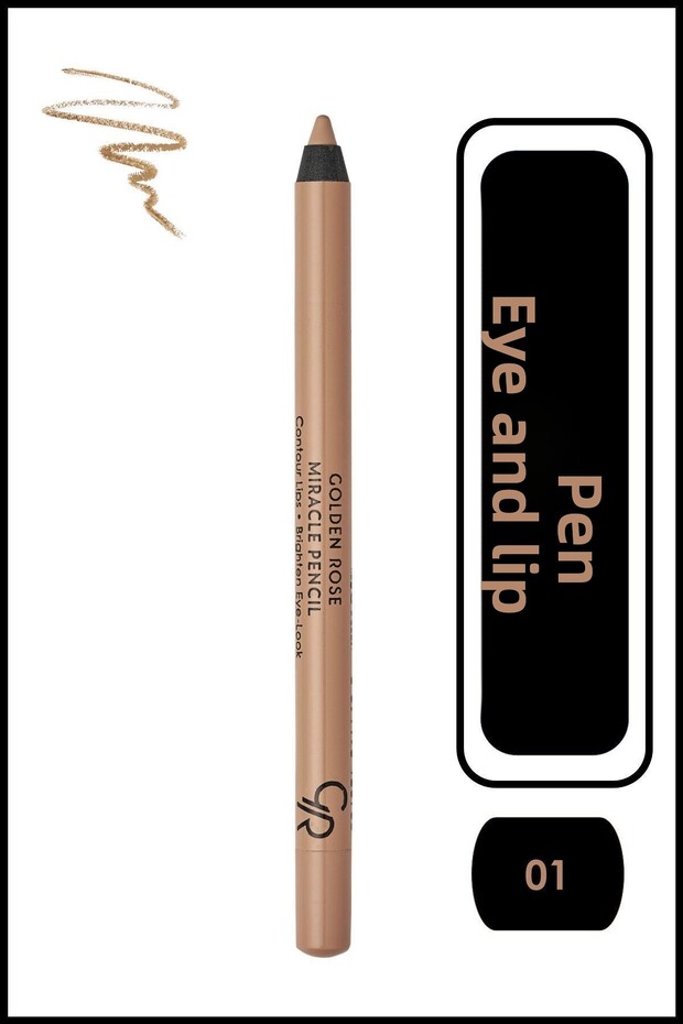 Miracle Pencil Eye and Lip Pencil with Cotton Oil Content 1.6 g