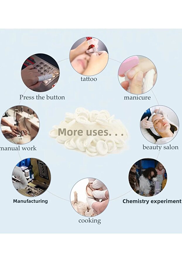 50 قفازات بأطراف الأصابع - 2